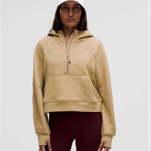 Lululemon scuba oversized hoodie scuba 1/2 zip treanch
